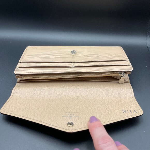 A cond Louis Vuitton Portefeuille Sarah Epi Long Wallet - ivory - Picture 5 of 12